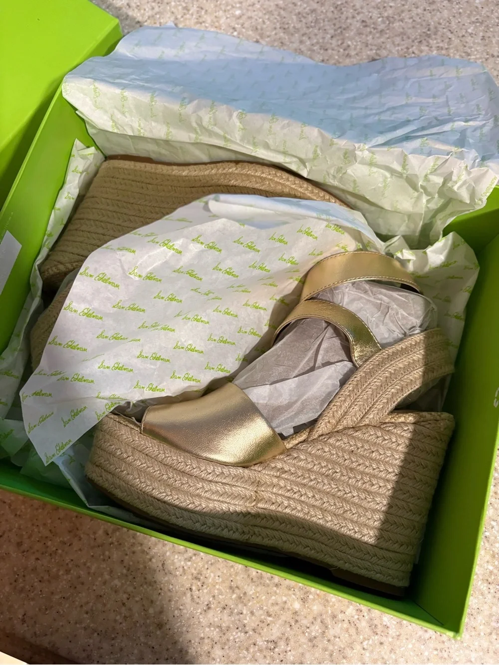 Sam Edelman Vada Sandal - Gold Leaf